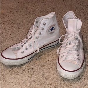 White high top converse!